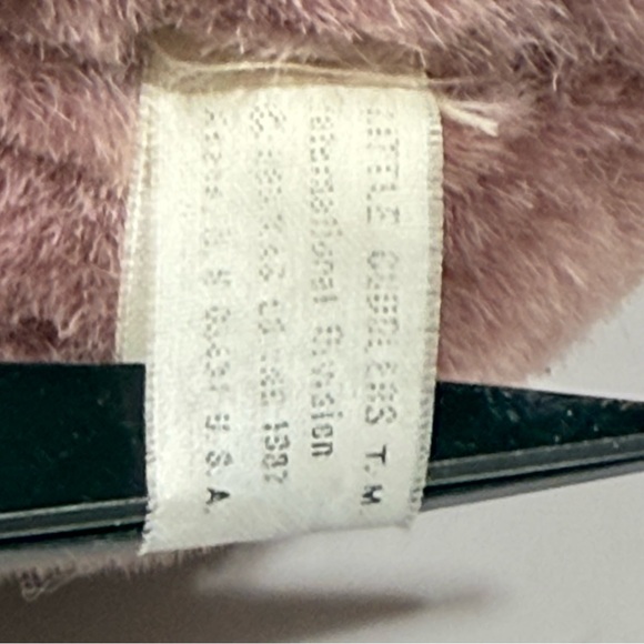 Vintage Douglas Little Cuddlers Plush Pink Purple Pig 10" Retired Collectable - Picture 11 of 11